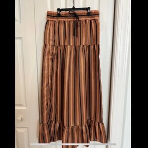 Scotch and Soda Palm Cove Striped Maxi Skirt Size Medium